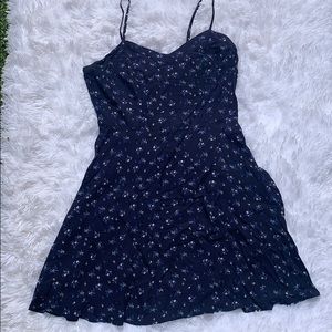 Navy Floral dress